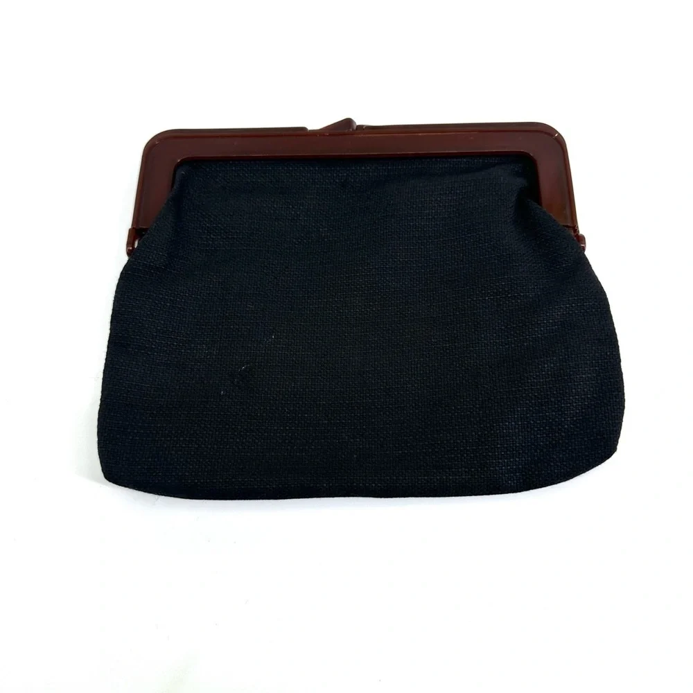 ✨SALE✨ Vintage Floral Kiss Lock Clutch Bag - Picture 4 of 6